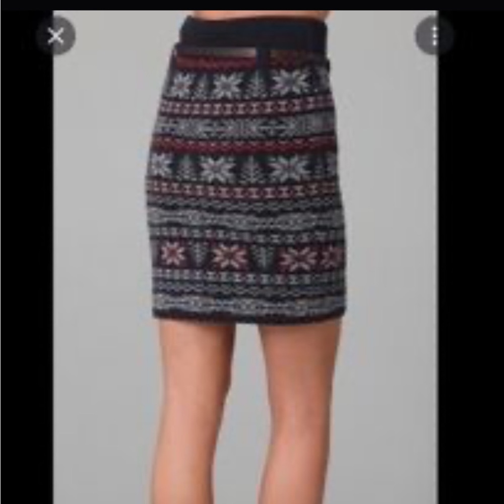 Joie Wool and Casmere Ruiko Sweater Skirt M